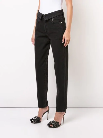 Shop Jean Atelier Straight-leg Trousers In Black