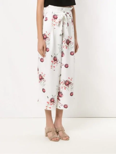 Shop Olympiah Printed Culottes In White
