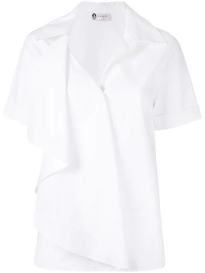 Shop Lanvin Layered Detail Shirt In White