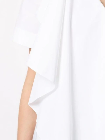 Shop Lanvin Layered Detail Shirt In White