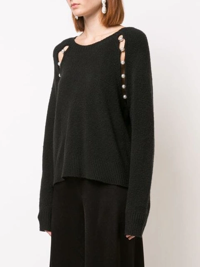 Shop Alice And Olivia Jolynn Jumper In Black