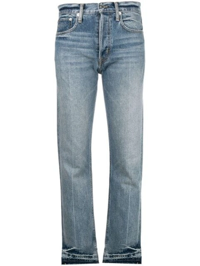 Shop Helmut Lang Slim-fit Jeans In Blue
