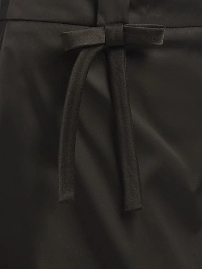 Shop Prada Wrap Skirt In Black