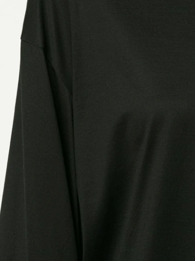 Shop Marques' Almeida Knot Sleeve Sweater In Black