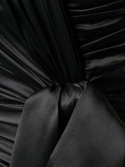 Shop Moschino Sleeveless Bust Wool Silk Blend Jumpsuit - Black