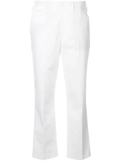 CLOSED 高腰八分裤 - 白色
