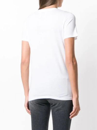 Shop Zoe Karssen Private Print T-shirt In White