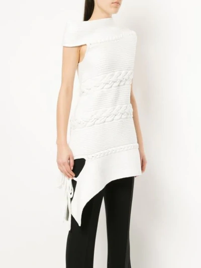 Shop The Row Nadria Woven Tunic In White