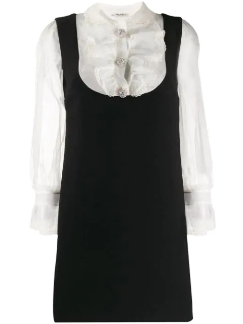 black dress blouse