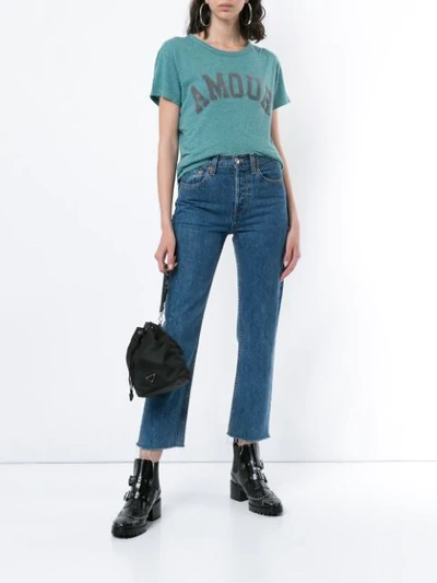 Shop Zadig & Voltaire 'amour' T-shirt In Blue