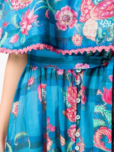 Shop Anjuna Off-shoulder Maxi Dress In Blue