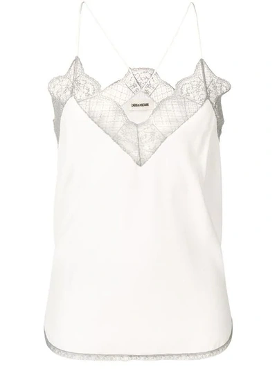 Shop Zadig & Voltaire Christy Top In White