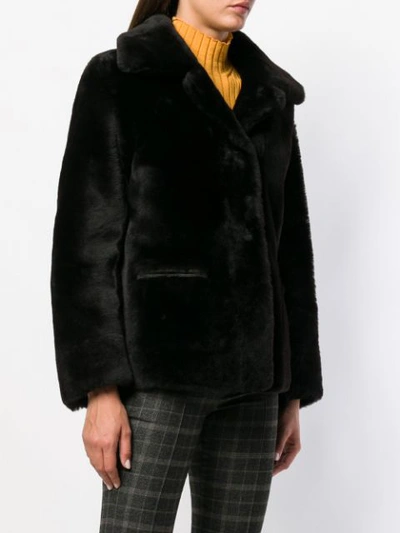 Shop Sylvie Schimmel Lolita Teddy Coat - Black