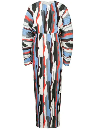 Shop Solace London Printed Dress - Multicolour