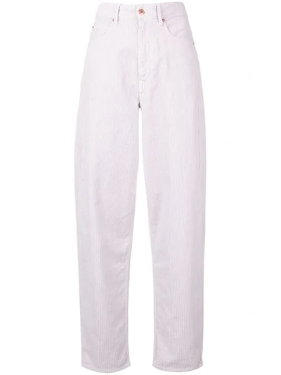 Shop Isabel Marant Étoile Corsy Tapered Jeans In Pink