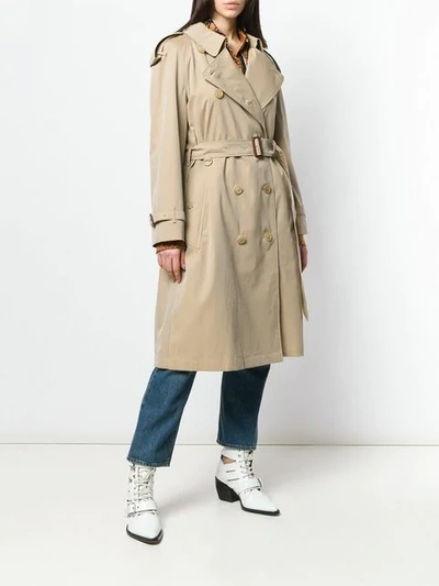 Shop Burberry The Westminster Trench Coat In 70500 Honey