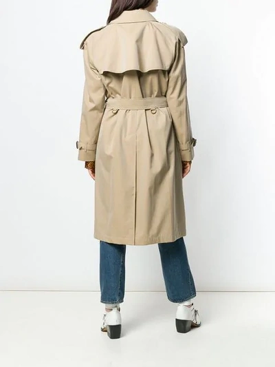 Shop Burberry The Westminster Trench Coat In 70500 Honey