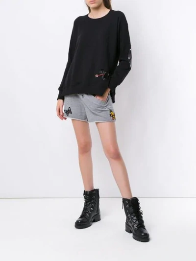 Shop Andrea Bogosian Appliqué Sweatshirt In Black