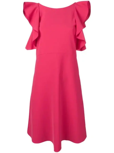 Shop Antonelli Ruffled Shift Dress - Pink