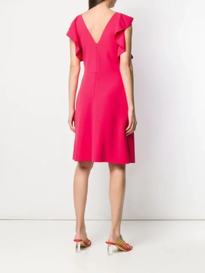 Shop Antonelli Ruffled Shift Dress - Pink