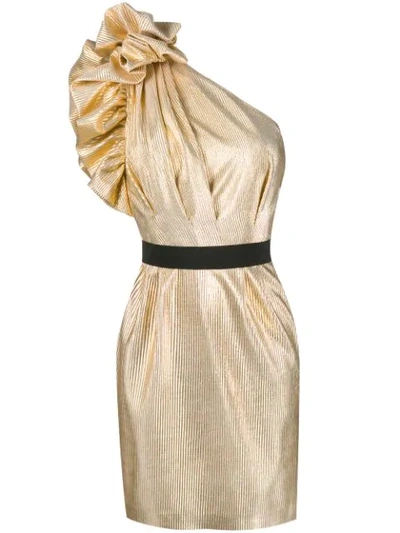 Shop In The Mood For Love Aga Dress - Gold