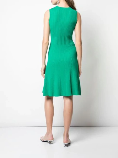 Shop Opening Ceremony Rib Knit Dress In 3007 Kelly Green
