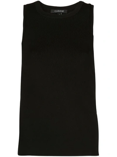 CUSHNIE SLIM-FIT TANK TOP - 黑色