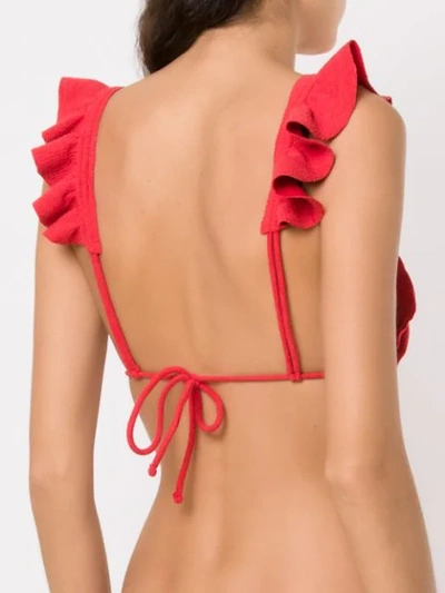 Shop Clube Bossa Laven Bikini Top In Red