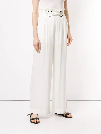 Shop Suboo Nadia High-waist Trousers In White