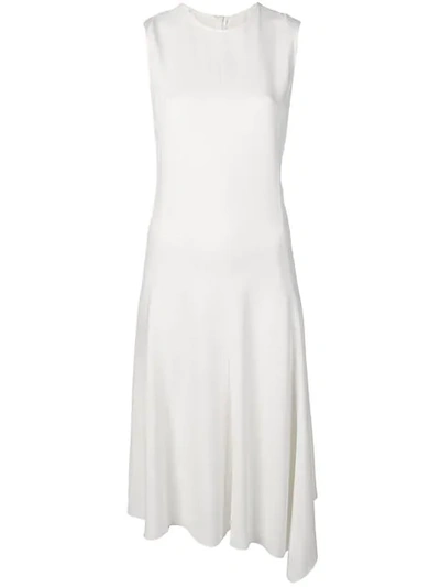 Shop Joseph Asymmetric Hem Dress In White