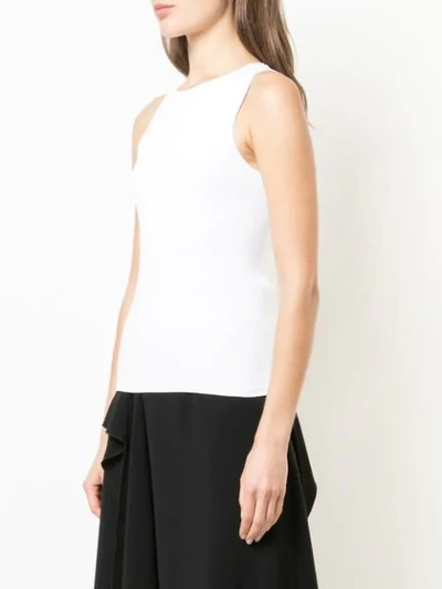 Shop The Row Round Neck Tank Top In White