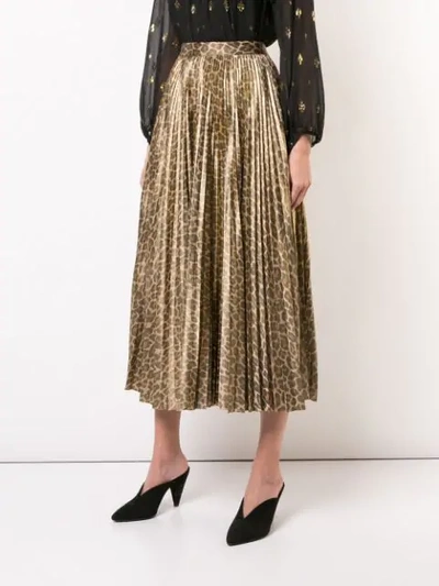 Shop A.l.c Bobby Skirt In Gold