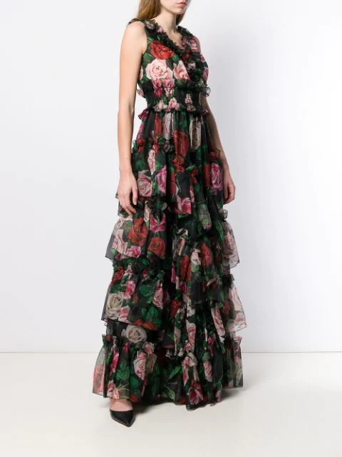 dolce and gabbana chiffon dress