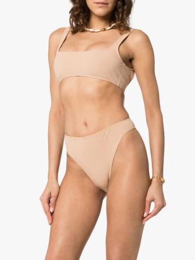 Shop Rochelle Sara 'the Reynolds' Bikini In Neutrals