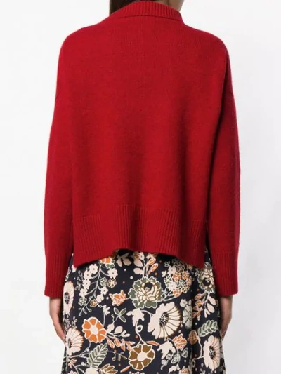 Shop Vanessa Bruno Roll Neck Sweater - Red