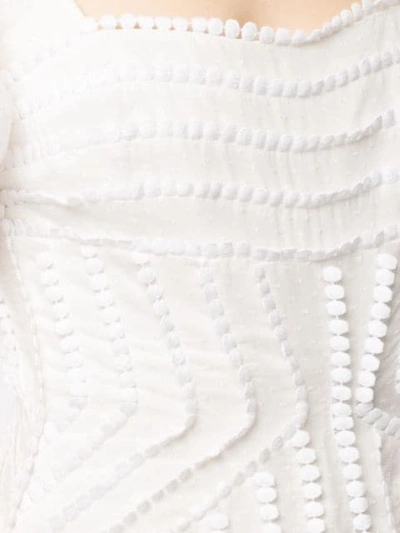 Shop Rachel Gilbert Loni Puff Sleeve Maxi Dress In White