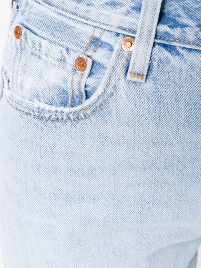 Shop Levi's Cropped Flared Jeans In Blue