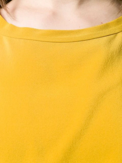 Shop Aspesi Structured Blouse - Yellow