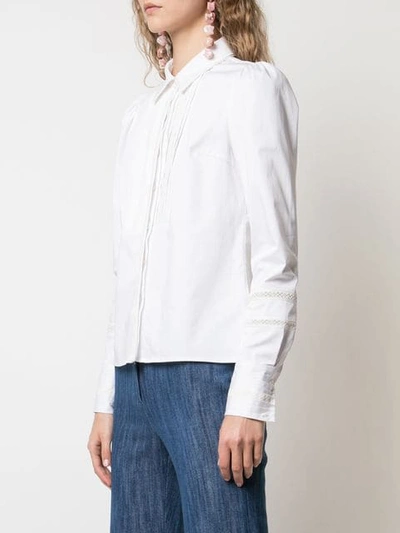 Shop Alexis Haskel Shirt In White