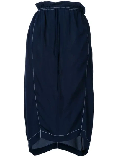 Shop Stella Mccartney Tanya Skirt In Blue
