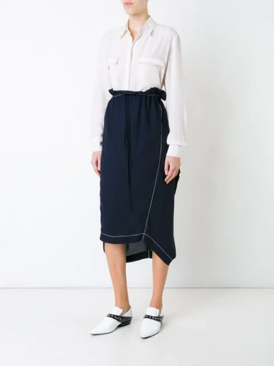 Shop Stella Mccartney Tanya Skirt In Blue