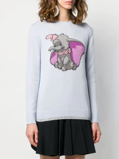 Shop Coach Disney Dumbo Sweater In Blue
