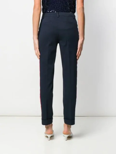 Shop P.a.r.o.s.h Cyber Trousers In Blue