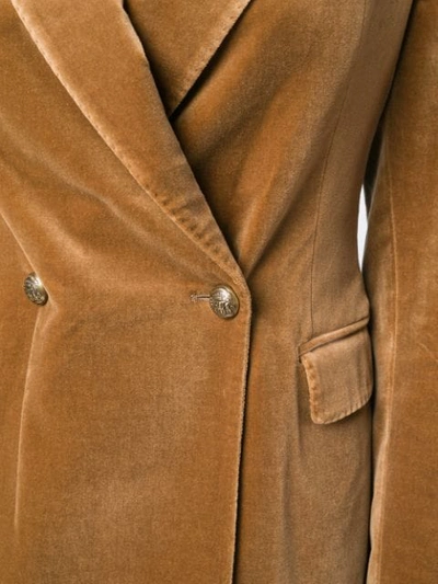 Shop Tagliatore Perfectly Fitted Jacket In Brown