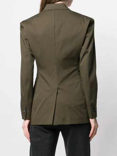 Dsquared2 Double-breasted Blazer In Green
