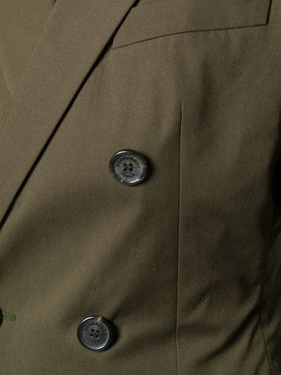 Dsquared2 Double-breasted Blazer In Green