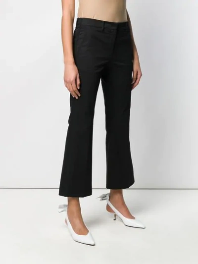 Shop N°21 Bootcut Trousers In Black