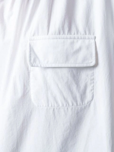Shop Golden Goose Short-sleeve Flared Blouse In White
