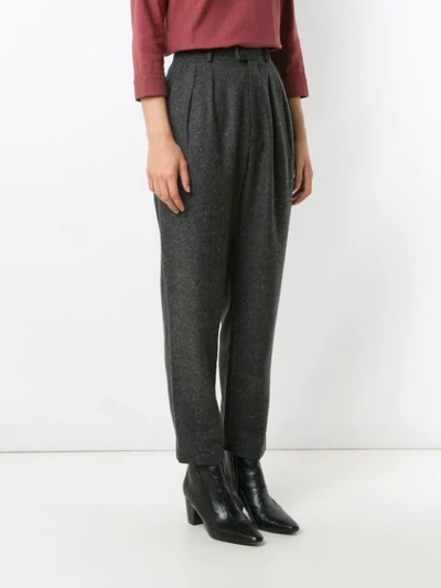 Shop Framed London Trousers In Grey