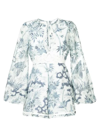 Shop Alice Mccall Where We Go Playsuit In Blue